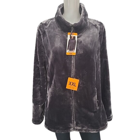 32 Degrees Heat Ladies Zip Front Trendy Jacket XX-Large Size Excalibur w Pockets - Picture 1 of 3